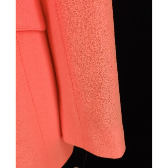 Smythe Tailored Blazer Size 4 Womens Neon Tangerine Jacket $795 - Picture 9 of 16